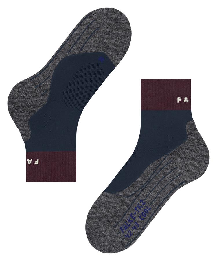 Falke Falke TK2 Explore Cool Short Socken Damen - barolo (8526) - 3 | SportScheck