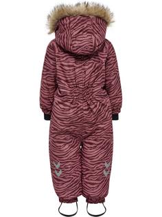 Rückansicht von hummel hmlMOON SNOWSUIT Schneeanzug Kinder ROAN ROUGE