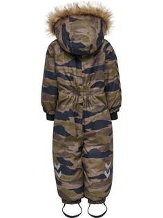 Rückansicht von hummel hmlMOON SNOWSUIT Schneeanzug Kinder CHOCOLATE CHIP/AFTER DARK