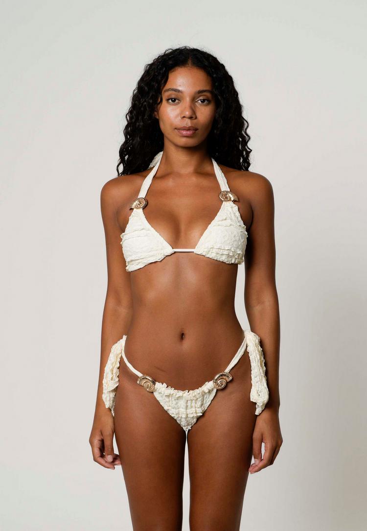 Moda Minx Moda Minx Lace Nautilus Shell Bikini Oberteil Damen - White - 0 | SportScheck