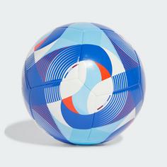 Rückansicht von adidas Île-De-Foot 24 Trainingsball Fußball White / Solar Red / Clear Sky / Royal Blue