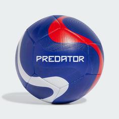 Rückansicht von adidas Predator Trainingsball Fußball Lucid Blue / White / Solar Red