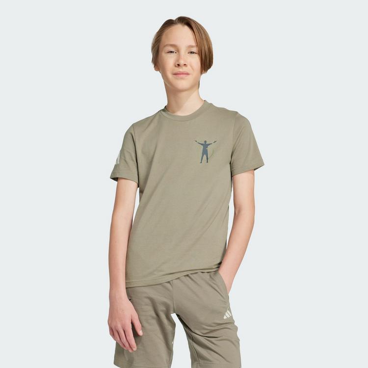 adidas adidas Jude Bellingham Culturewear Kids T-Shirt T-Shirt Kinder - Clay - 1 | SportScheck