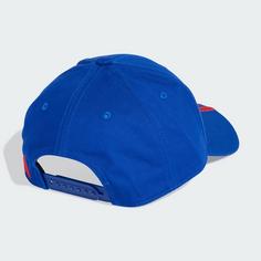 Rückansicht von adidas Frankreich 3-Streifen Baseball Kappe Cap Royal Blue