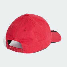 Rückansicht von adidas Manchester United Kids Kappe Cap Kinder Mufc Red / Black