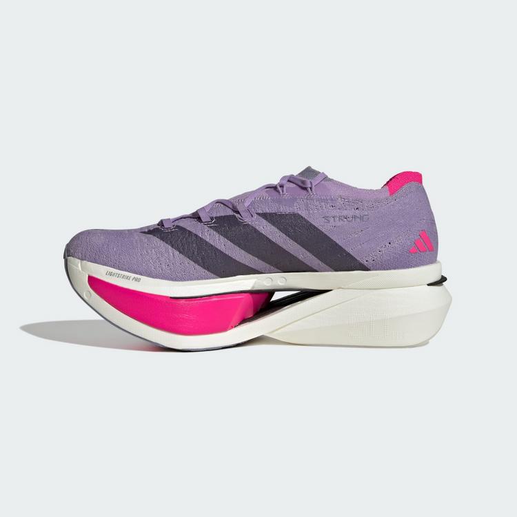 adidas adidas Adizero Prime X3 Strung Schuh Laufschuhe - Powder Plum / Aurora Black / Shock Pink - 5 | SportScheck