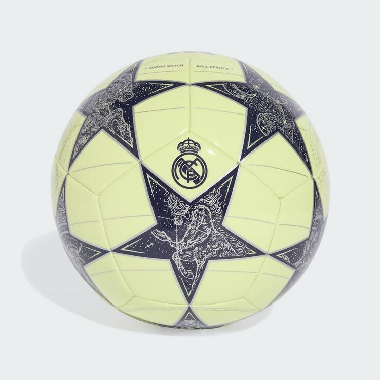 adidas adidas UCL Real Madrid Club Ball Fu&szlig;ball - Almost Lime / Silver Metallic / Noble Ink - 0 | SportScheck