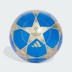 Rückansicht von adidas UCL Club 25/26 League Stage Ball Fußball White / Multicolor / Matte Gold
