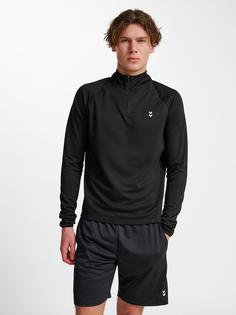 Rückansicht von hummel Funktionssweatshirt Herren BLACK