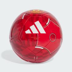 Rückansicht von adidas Manchester United Home Club Ball Fußball Mufc Red / Active Maroon / Black