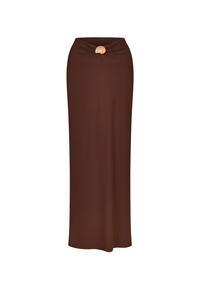 Moda Minx Nautilius Shell Maxirock Damen - brown
