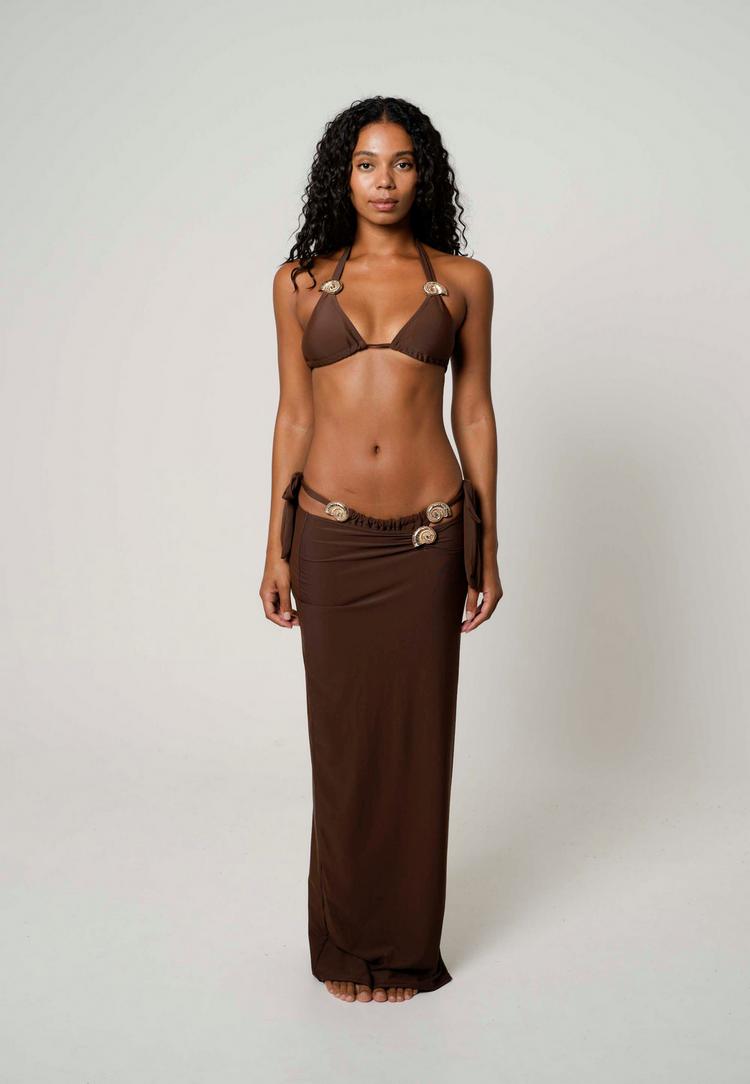 Moda Minx Moda Minx Nautilius Shell Maxirock Damen - brown - 0 | SportScheck