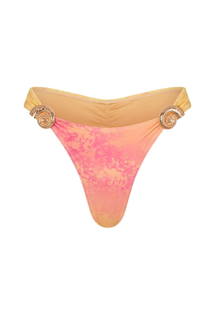 Moda Minx Moda Minx Nautilus Shell Fixed Bikini Bottom Bikini Hose Damen - orange - 0 | SportScheck