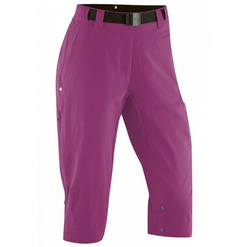 Rückansicht von Gonso Ruth 3/4 Fahrradhose Damen Bordeaux