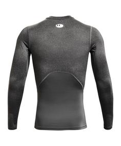 Rückansicht von Under Armour HEATGEAR ARMOUR Funktionsshirt Herren carbon heather-black