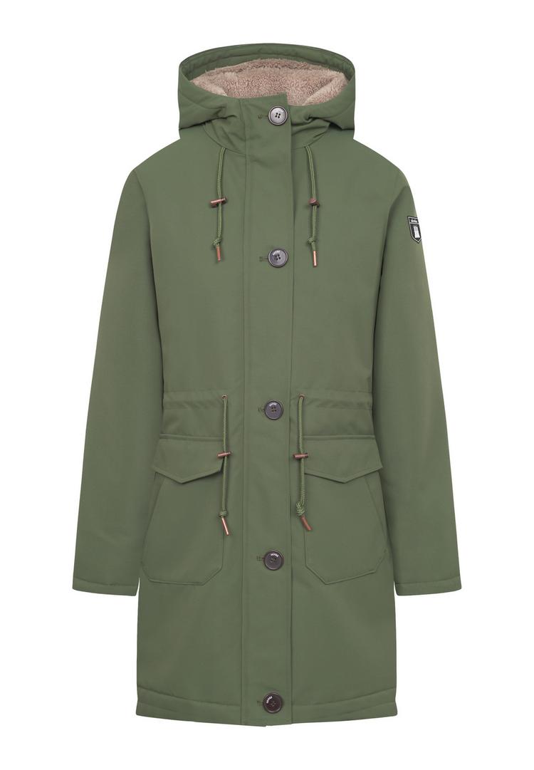 Derbe Derbe Festholm Winterjacke Damen - cypress/cobblestone - 0 | SportScheck