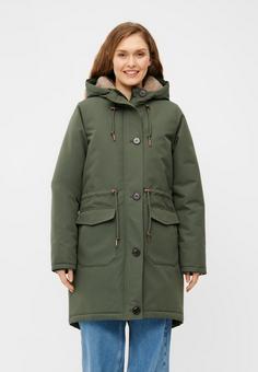 Rückansicht von Derbe Festholm Winterjacke Damen cypress/cobblestone