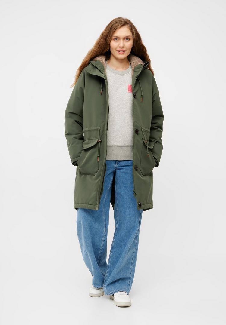 Derbe Derbe Festholm Winterjacke Damen - cypress/cobblestone - 1 | SportScheck