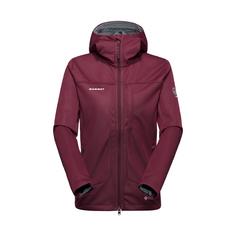 Mammut GORE-TEX Ultimate VIII SO Hooded Softshelljacke Damen vin-black