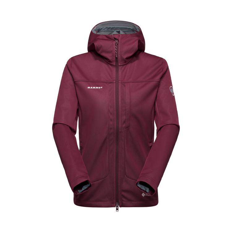 Mammut Mammut Ultimate VIII SO Hooded Softshelljacke Damen - vin-black - 0 | SportScheck