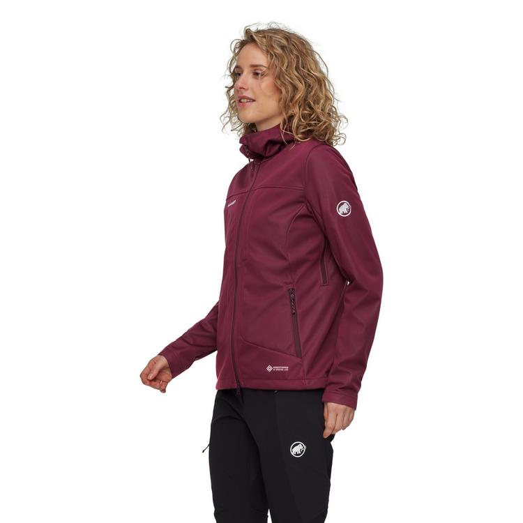 Mammut Mammut Ultimate VIII SO Hooded Softshelljacke Damen - vin-black - 2 | SportScheck