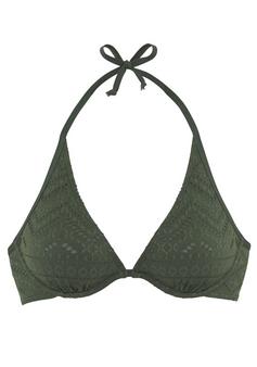 Lascana Bügel-Bikini-Top Bikini Oberteil Damen oliv