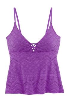 Lascana Tankini-Top Tankini Oberteil Damen lila