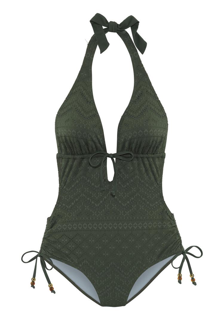 Lascana Lascana Badeanzug Badeanzug Damen - oliv - 0 | SportScheck