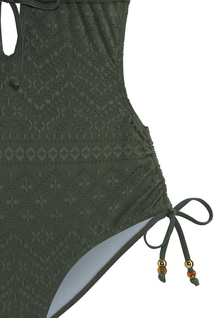 Lascana Lascana Badeanzug Badeanzug Damen - oliv - 1 | SportScheck