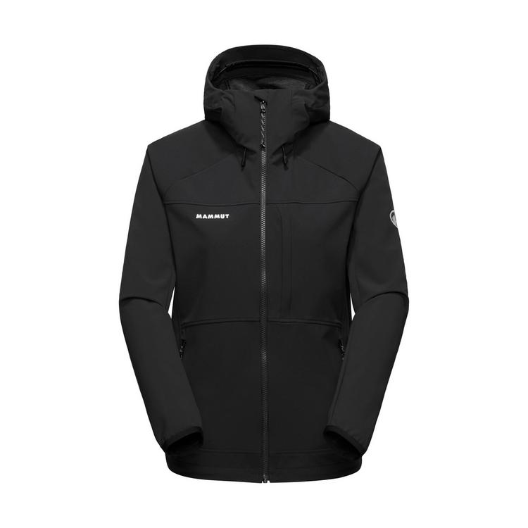 Mammut Mammut Ultimate Comfort SO Hooded Softshelljacke Damen - black - 0 | SportScheck