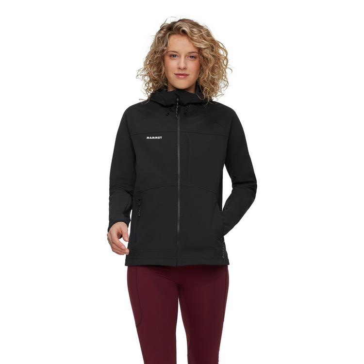 Mammut Mammut Ultimate Comfort SO Hooded Softshelljacke Damen - black - 0 | SportScheck