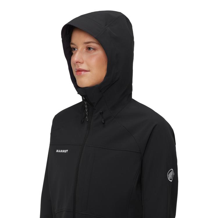 Mammut Mammut Ultimate Comfort SO Hooded Softshelljacke Damen - black - 4 | SportScheck