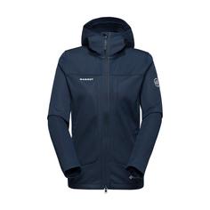 Mammut GORE-TEX Ultimate VIII SO Hooded Softshelljacke Damen marine