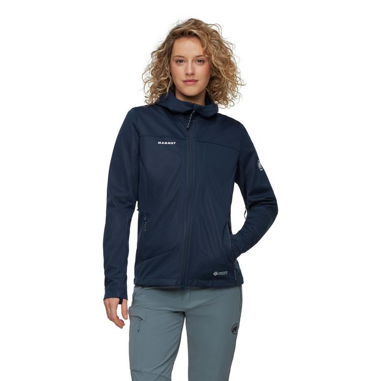 Mammut Mammut Ultimate VIII SO Hooded Softshelljacke Damen - marine - 0 | SportScheck