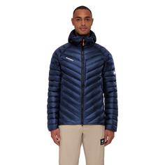 Rückansicht von Mammut Broad Peak IN Hooded Daunenjacke Herren marine-black