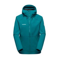 Mammut Ultimate Comfort SO Hooded Softshelljacke Damen deep teal