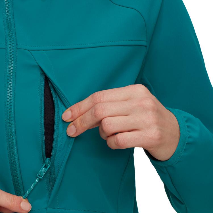 Mammut Mammut Ultimate Comfort SO Hooded Softshelljacke Damen - deep teal - 1 | SportScheck