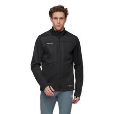 Rückansicht von Mammut GORE-TEX Ultimate VIII SO Softshelljacke Herren black
