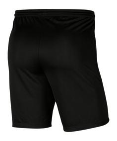 Rückansicht von Nike Sturm Graz Short Fußballshorts schwarz
