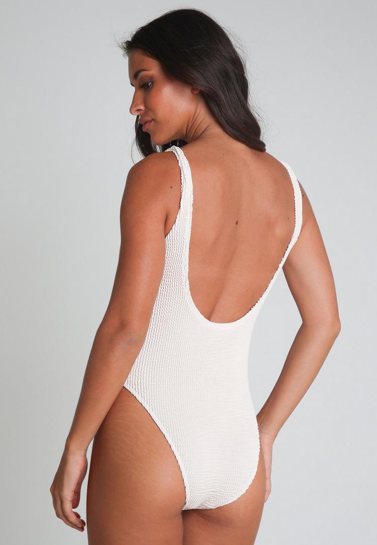 Moda Minx Moda Minx SCRUNCH Badeanzug Damen - Coconut - 4 | SportScheck