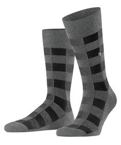 Burlington Buffalo Check SO Freizeitsocken Herren dark grey (3070)
