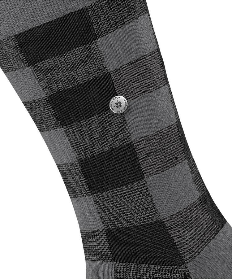 Burlington Burlington Buffalo Check SO Socken Herren - dark grey (3070) - 1 | SportScheck