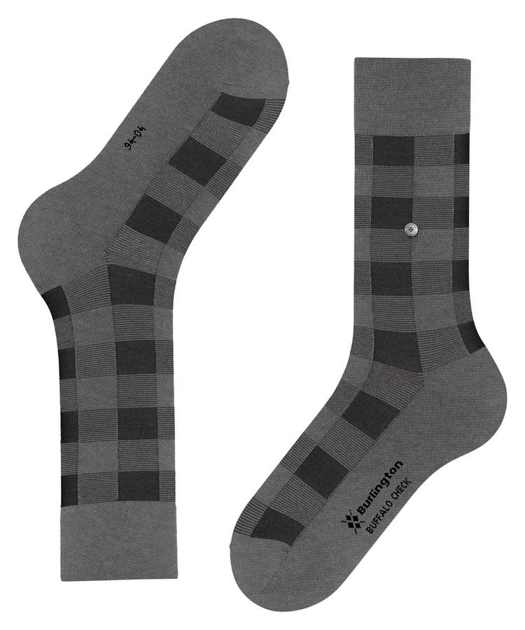 Burlington Burlington Buffalo Check SO Socken Herren - dark grey (3070) - 2 | SportScheck