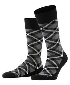 Burlington Tartan SO Freizeitsocken Herren black (3000)