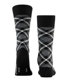 Rückansicht von Burlington Tartan SO Freizeitsocken Herren black (3000)
