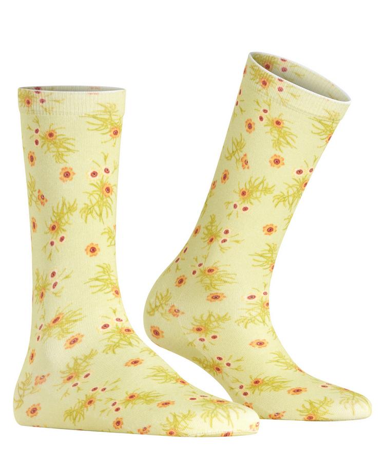 Burlington Burlington Floral Romance SO Socken Damen - lemon (7498) - 0 | SportScheck