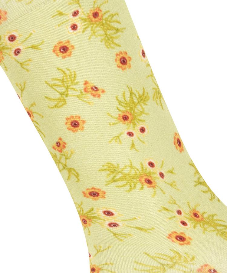 Burlington Burlington Floral Romance SO Socken Damen - lemon (7498) - 1 | SportScheck
