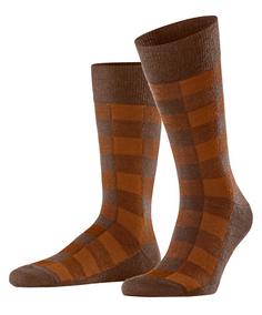Burlington Buffalo Check SO Freizeitsocken Herren caramel (5042)