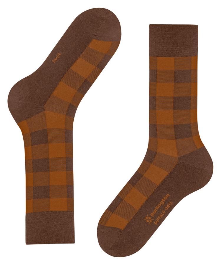 Burlington Burlington Buffalo Check SO Socken Herren - caramel (5042) - 2 | SportScheck