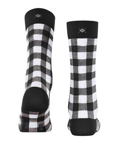 Rückansicht von Burlington Vichy SO Freizeitsocken Damen black (3000)